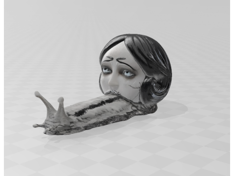 Junji Ito Slug Girl Modello di stampa 3D
