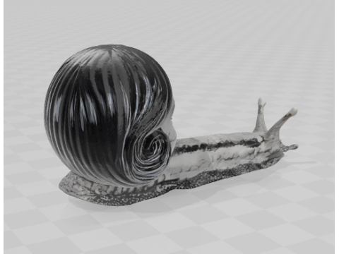 Junji Ito Slug Girl Modello di stampa 3D