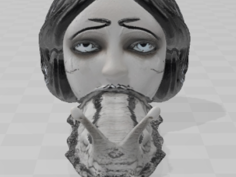 Junji Ito Slug Girl Modello di stampa 3D