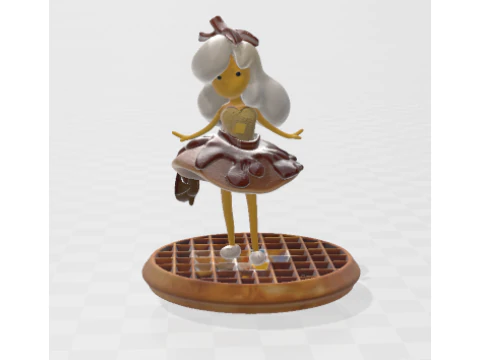 公主早餐 3D 打印模型