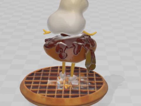 Princess breakfast 3D Print Model