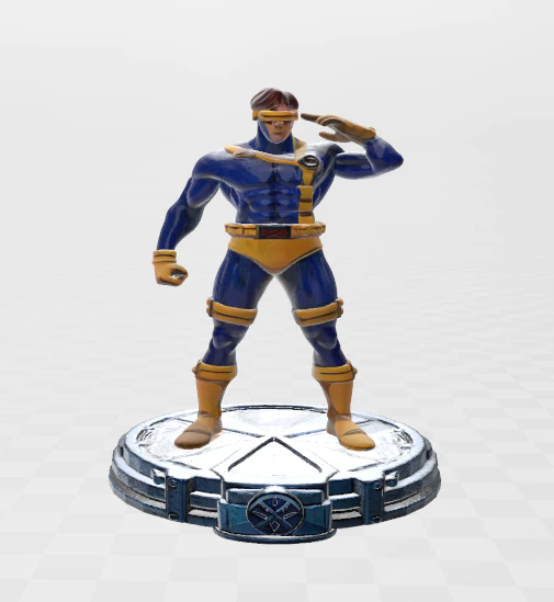 CICLOPE X - MEN 3D Print Model .c4d .max .obj .3ds .fbx .stl .blend 