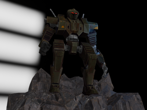 Battle-Scarred War Bot 3D Print Model - 3MF-STL Pre-Supported 3D 프린트 모델