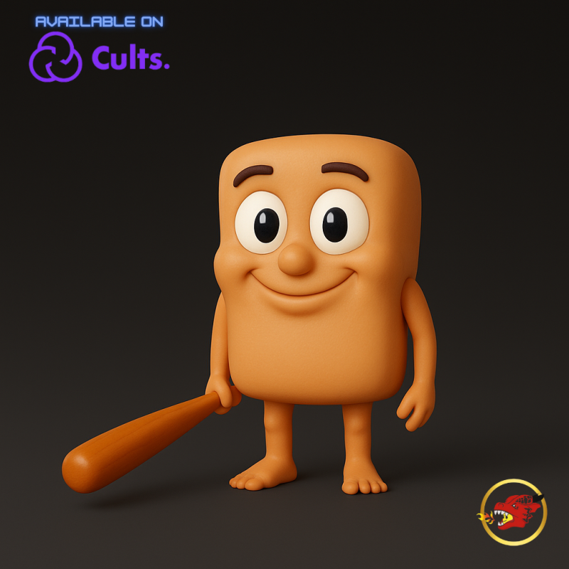 Tung tung tung sahur - Animado 3D Принт Модель .c4d .max .obj .3ds .fbx .stl .blend 