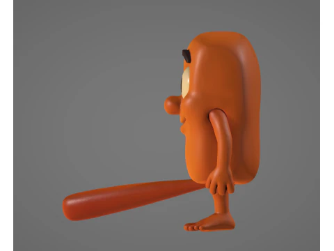 Tung tung tung sahur - Animado 3D Print Model
