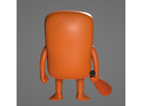 Tung tung tung sahur - Animado 3D Принт Модель