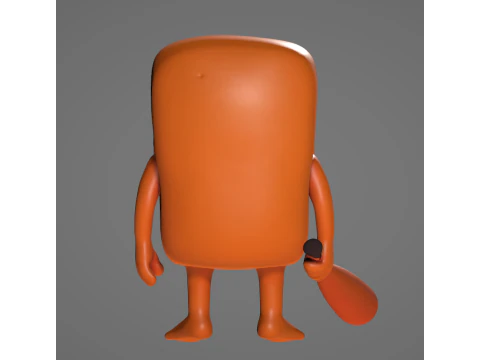 Tung tung tung sahur - Animado 3D Print Model
