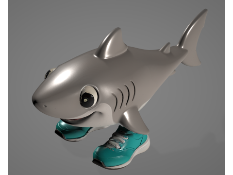 Tralalero Tralala - Animado 3D 打印模型