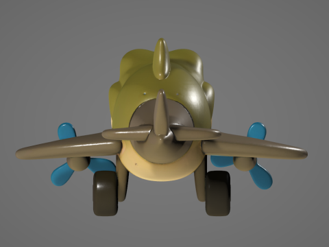 Bombardiro Crocodilo - Animado Modelo de impresión 3D