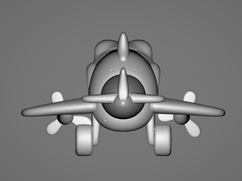 Bombardiro Crocodilo - Animado Modelo de impresión 3D