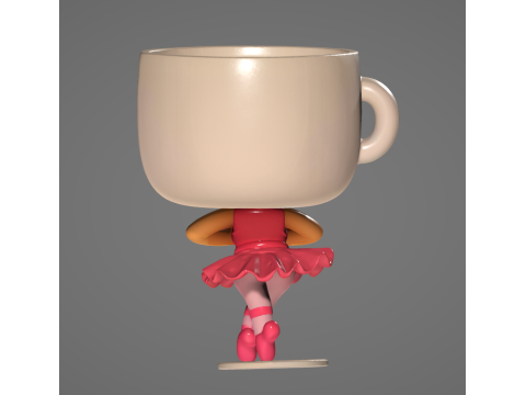 Balerinna Cappuccina - Animado STL Modelo de impresión 3D