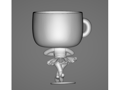 Balerinna Cappuccina - Animado STL Modelo de impresión 3D