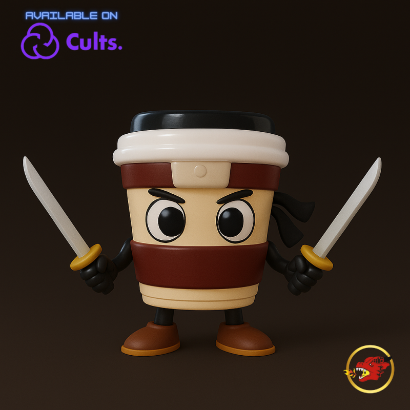 Cappuccino Assasino - Animado STL 3D 프린트 모델 .c4d .max .obj .3ds .fbx .stl .blend 