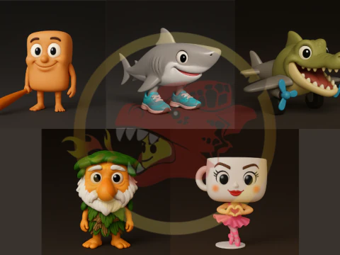 Italienische Braunrot-Sammlung 1 3D Druckmodell