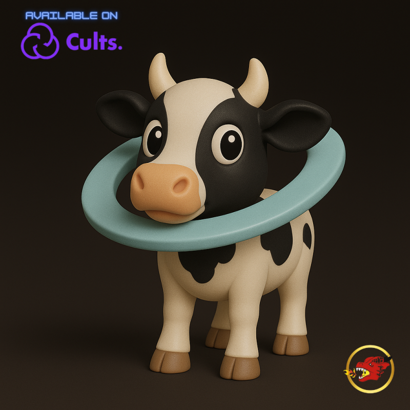 La vaca saturno saturnita 3D Принт Модель .c4d .max .obj .3ds .fbx .stl .blend 