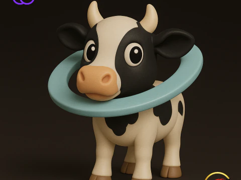 La vaca saturno saturnita Modello di stampa 3D