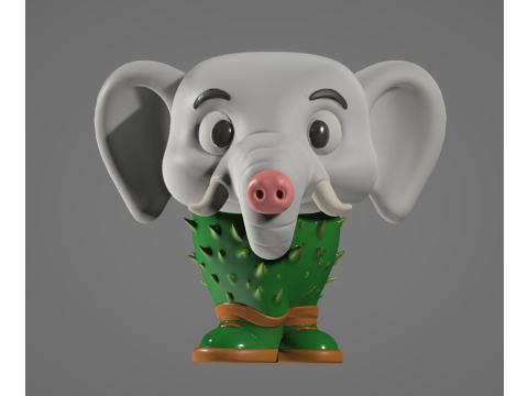 Lirili Larila - Animado 3D Baskı Modeli