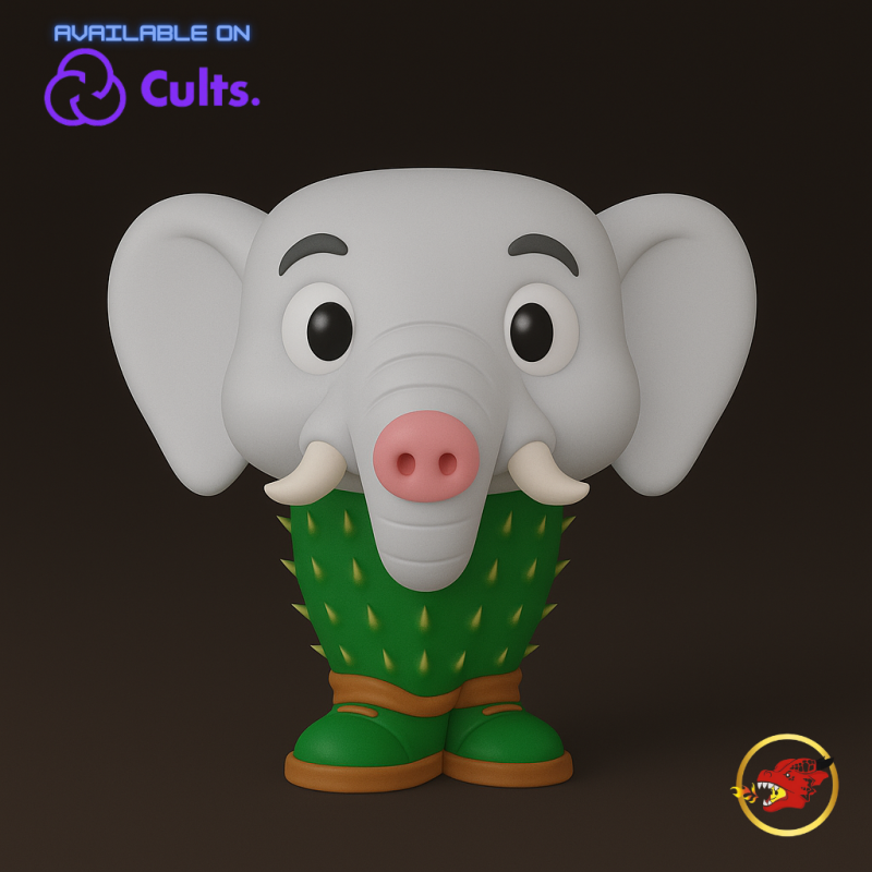 Lirili Larila - Animado 3D Baskı Modeli .c4d .max .obj .3ds .fbx .stl .blend 