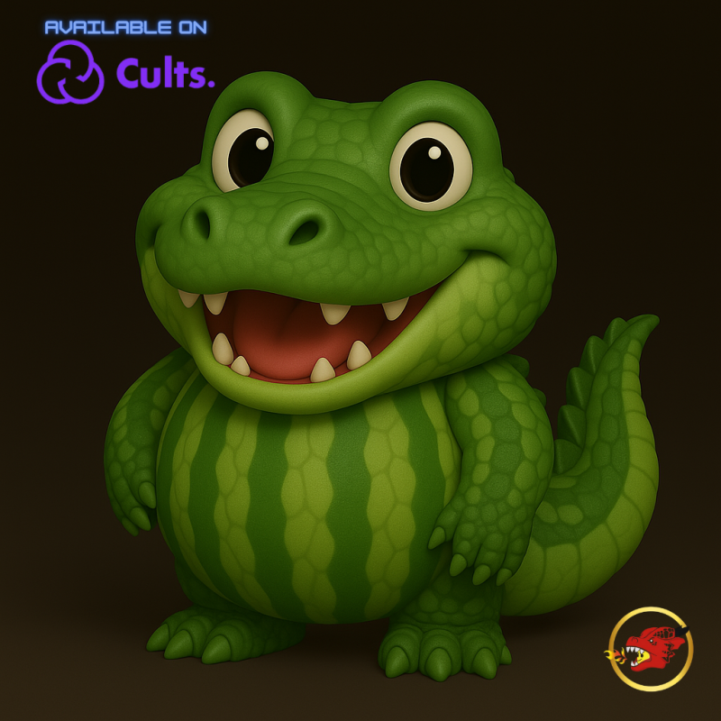 Glorbo Frutodrilono - Animado STL Modelo de impresión 3D .c4d .max .obj .3ds .fbx .stl .blend 