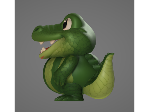Glorbo Frutodrilono - Animado STL Modelo de impresión 3D