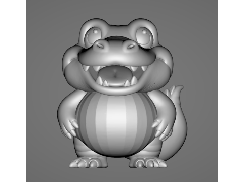 Glorbo Frutodrilono - Animado STL Modelo de impresión 3D