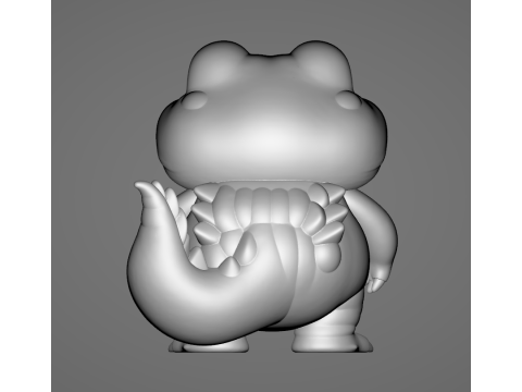 Glorbo Frutodrilono - Animado STL Modelo de impresión 3D