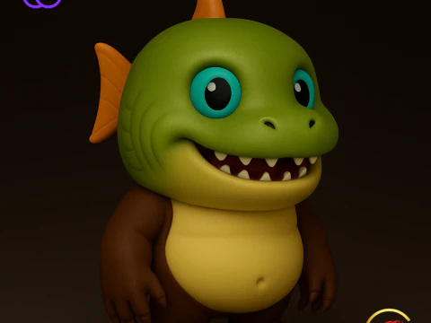 Trippi Troppi - Animado STL 3D Druckmodell