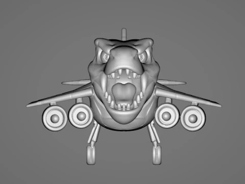 Nuclearo Dinossauro - Animado STL 3D Print Model
