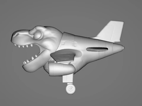Nuclearo Dinossauro - Animado STL 3D Print Model