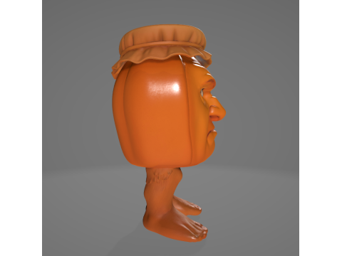 Garamararamararaman - Animado STL 3D प्रिंट मॉडल