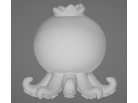 Blueberrinni Octopussini - Animado STL Modelo de impresión 3D