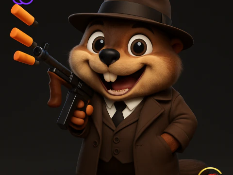 Bobrito Bondito &ndash; Animado STL 3D Druckmodell