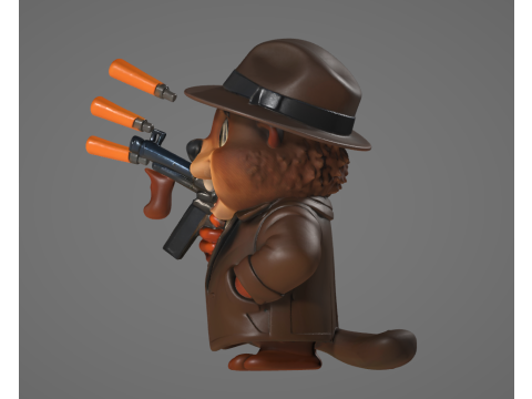 Bobrito Bondito - Animado STL 3D Print Model