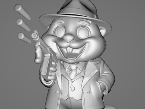 Bobrito Bondito - Animado STL 3D Print Model