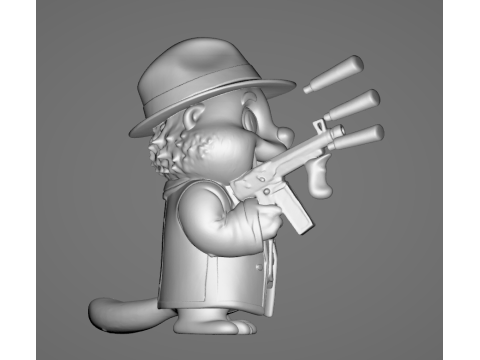 Bobrito Bondito - Animado STL 3D Print Model