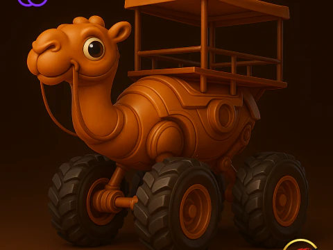 Tracotucotulu delapeladustuz &ndash; Animierte STL 3D Druckmodell