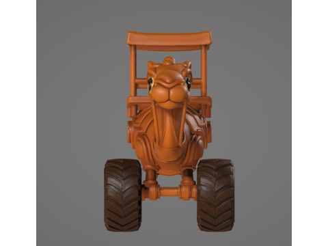 Tracotucotulu delapeladustuz - Animado STL 3D प्रिंट मॉडल