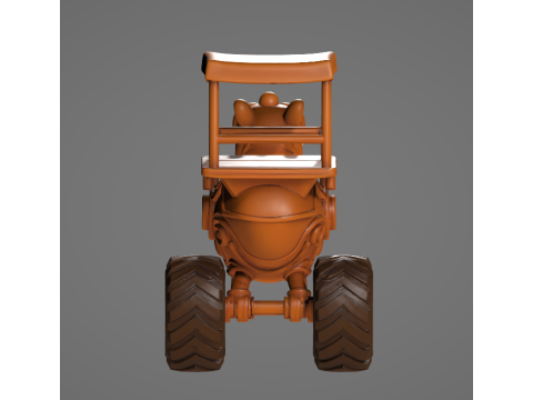 Tracotucotulu delapeladustuz - Animado STL 3D प्रिंट मॉडल