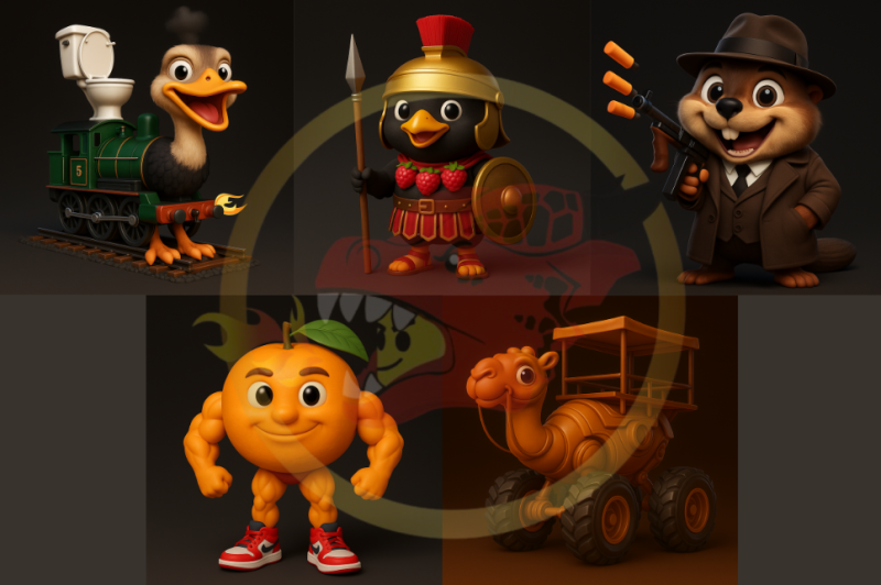 Italian Braunrot Collection 5 3D Baskı Modeli .c4d .max .obj .3ds .fbx .stl .blend