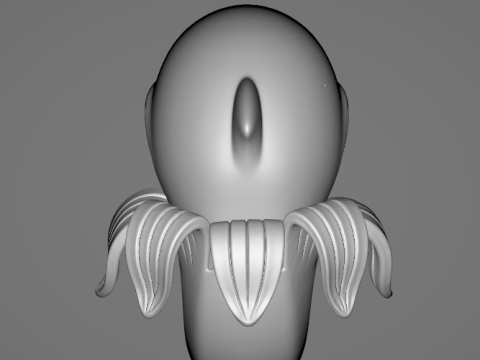 BANANITA DOLFINITA Animado STL Model Cetak 3D