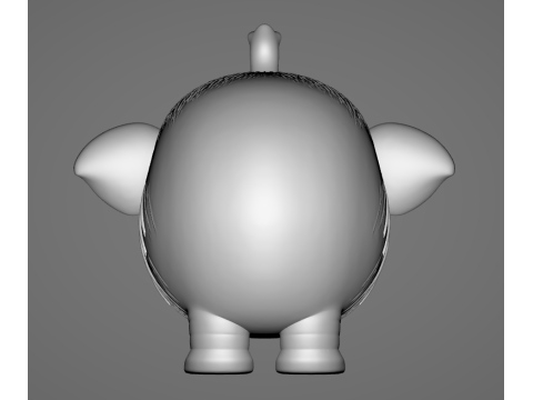 Cocofanto Elefanto - Animado STL 3D Print Model
