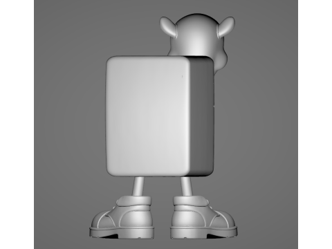 Frigo Camello Buffo Fardello x - Animado STL 3D Print Model