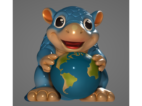 Pippi Poppa Pippo Peppe - Animado STL Modello di stampa 3D