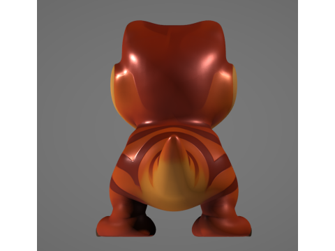 Baby T-Rex - Animado STL Model Cetak 3D