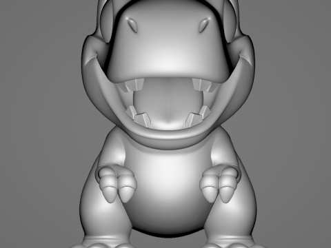 Baby T-Rex - Animado STL Model Cetak 3D