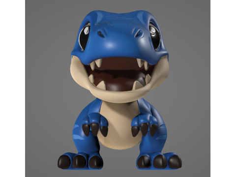 Baby Velocirraptor - Animado STL Modelo de impresión 3D