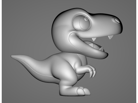 Baby Velocirraptor - Animado STL Modelo de impresión 3D
