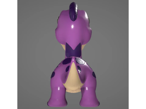 Baby Brachiosaurus - Animado STL 3D Print Model