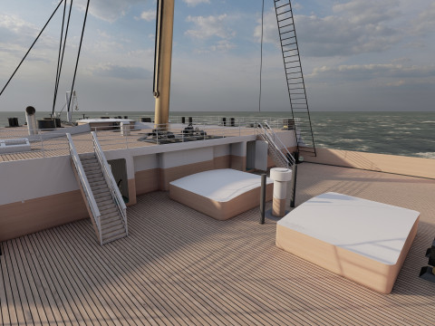 Titanic with full interior Modelo 3D