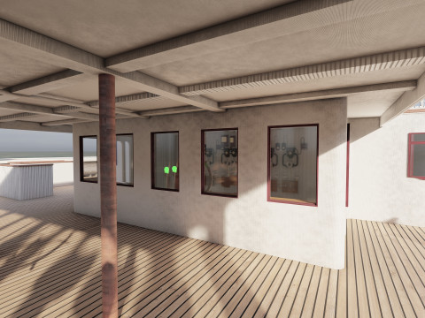 Titanic with full interior Modelo 3D